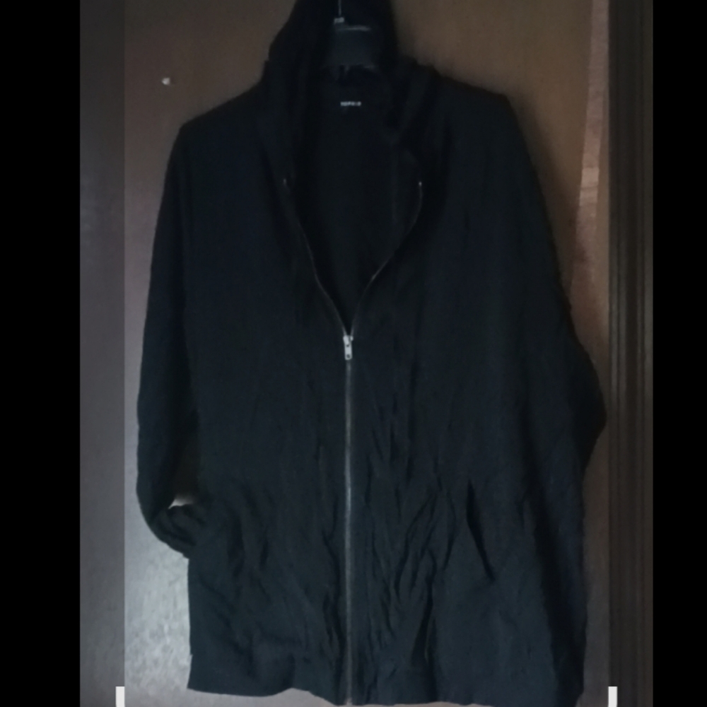 torrid Black Plus Size Ribbed Utility Jacket - Picture 2 of 6